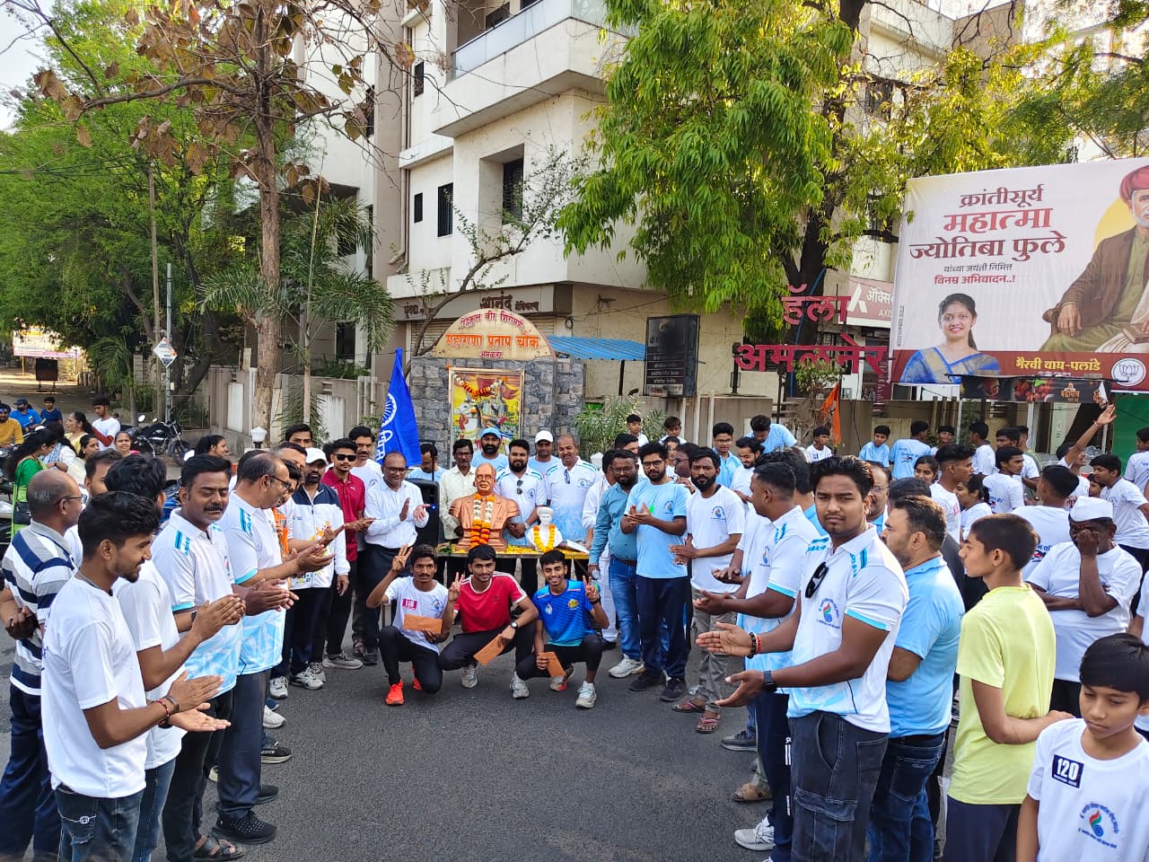 अमळनेरात जयंती महोत्सवानिमित्त भव्य मॅरेथॉन; आरोग्य, एकात्मता आणि प्रेरणेचा उत्सव