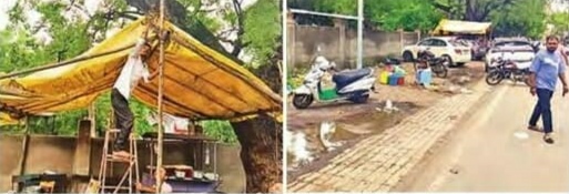 अखेर अमळनेर न्यायालयाने घेतला मोकळा श्वास    न्यायालयाच्या निर्देशानुसार पालिकेने काढले अतिक्रमण 
