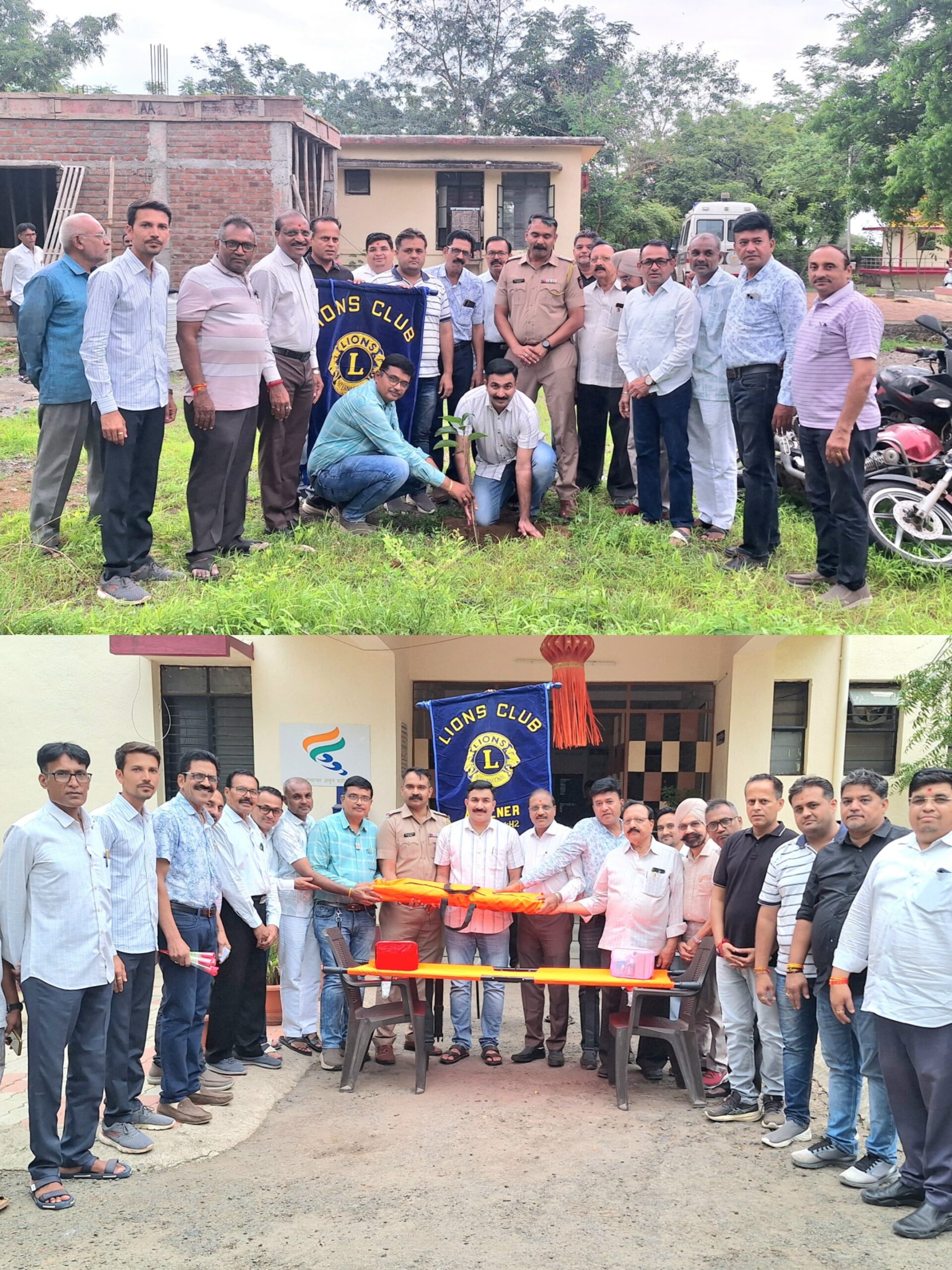 ‘सुवर्णक्षणात’ जीवदानासाठी लायन्स क्लबचा पुढाकार; अमळनेर पोलिसांना स्ट्रेचर व फर्स्ट एड किट भेट  ‘झिरो फॅटॅलिटी’ मोहिमेला बळ; अपघातग्रस्तांना तातडीची मदत, पोलीस ठाण्यात वृक्षारोपणातून पर्यावरण संवर्धनाचा संदेश