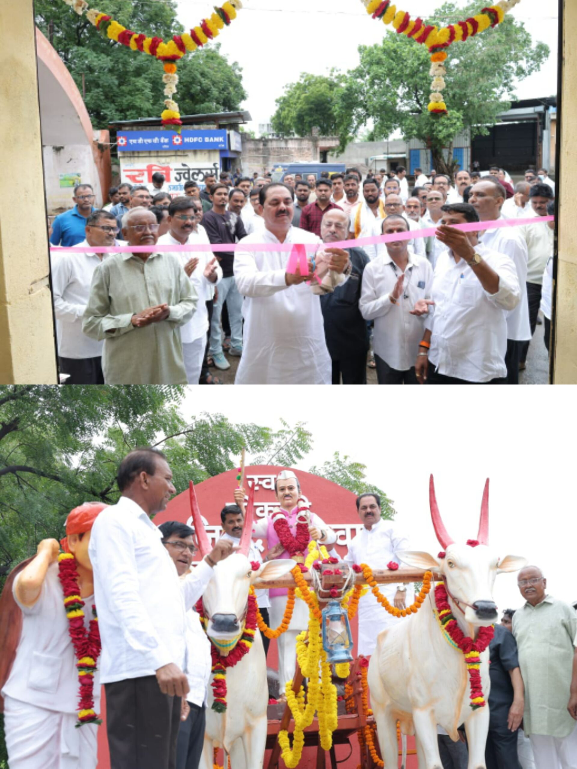 “अजितदादांचे शेतकरी प्रेरणा स्मारक’ अमळनेर कृउबात लोकार्पित; शेतकऱ्यांना प्रेरणा व ऊर्जा देणारे स्मारक ठरेल – आमदार अनिल पाटील”