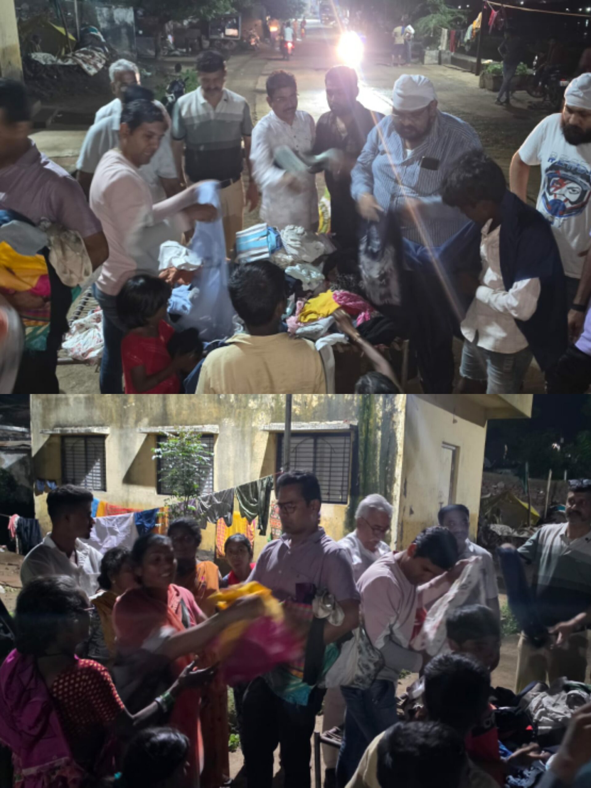 महापुराच्या संकटात रोटरीचा मदतीचा हात; पूरग्रस्तांना फूड पॅकेट व कपड्यांचे वाटप