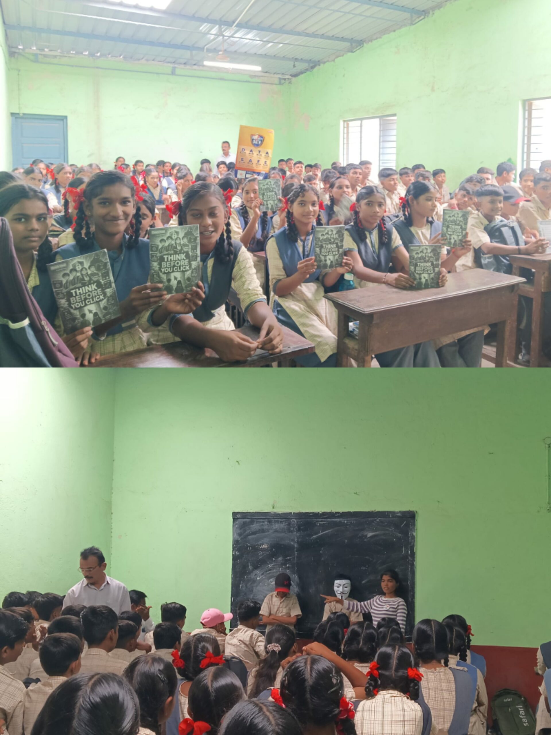 जिजामाता माध्यमिक विद्यालयात विद्यार्थ्यांना सायबर क्राईमविषयी मार्गदर्शन