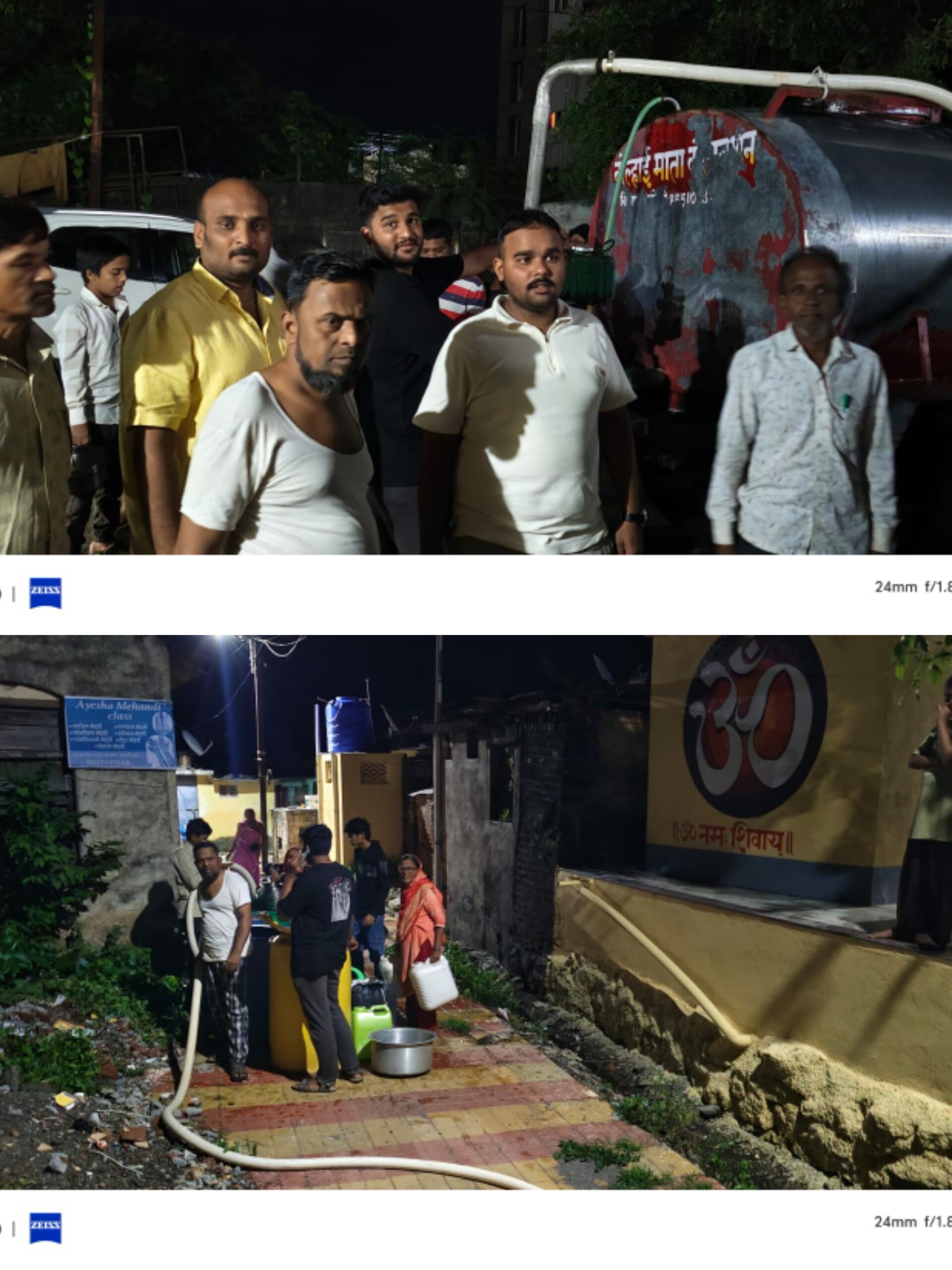 पाणीटंचाईच्या संकटात नगरसेवक दीपक चौगुले यांची धावपळ; प्रभाग ६ मध्ये टँकरद्वारे पाणीपुरवठा सुरू