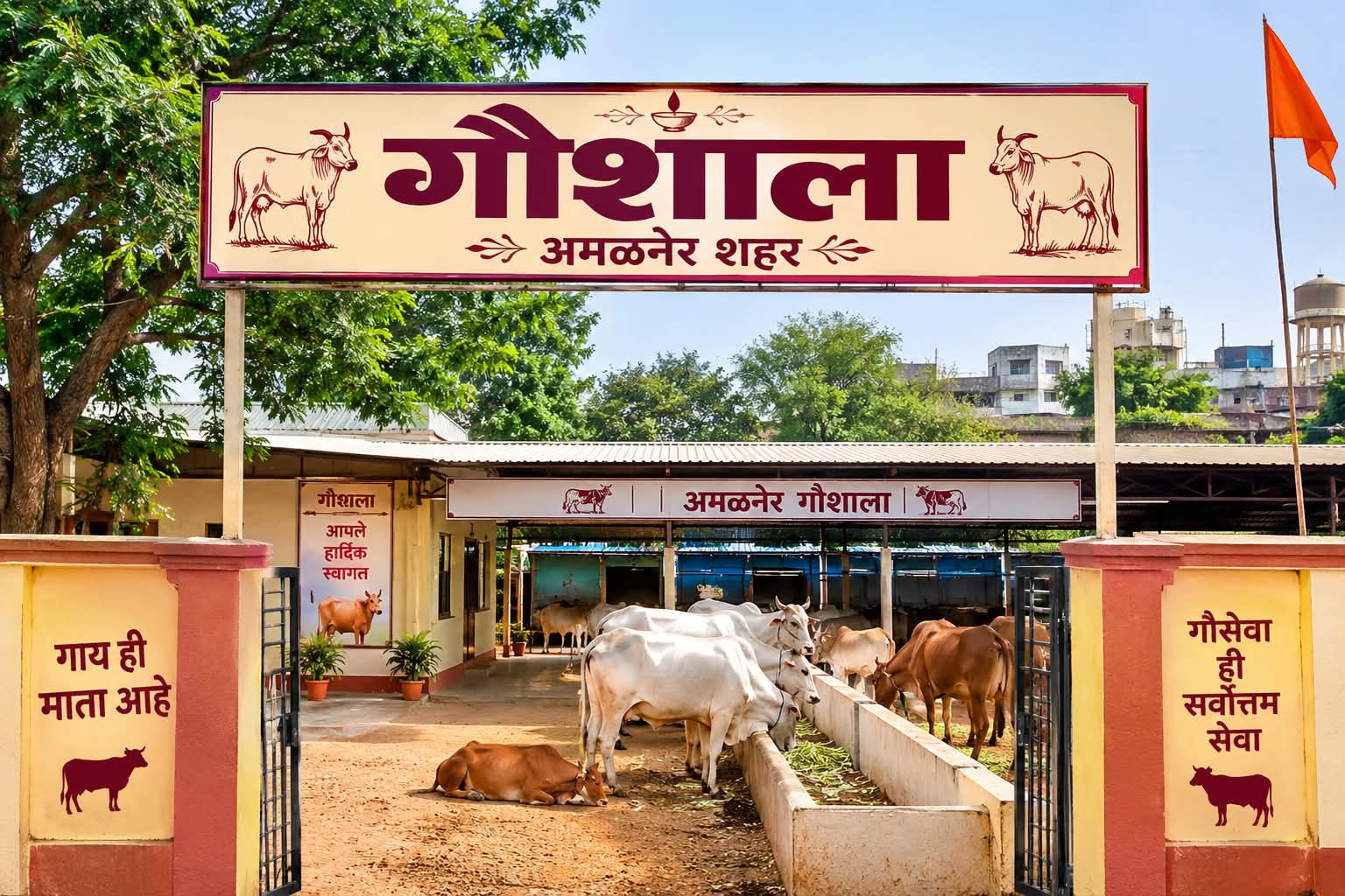गोकुळाष्टमीनिमित्त गोशाळेत गोसेवेचा भक्तिमय सोहळा  श्रीमती भानुबेन बाबुलाल शहा गोशाळेत ४ सप्टेंबर रोजी विशेष कार्यक्रमाचे आयोजन