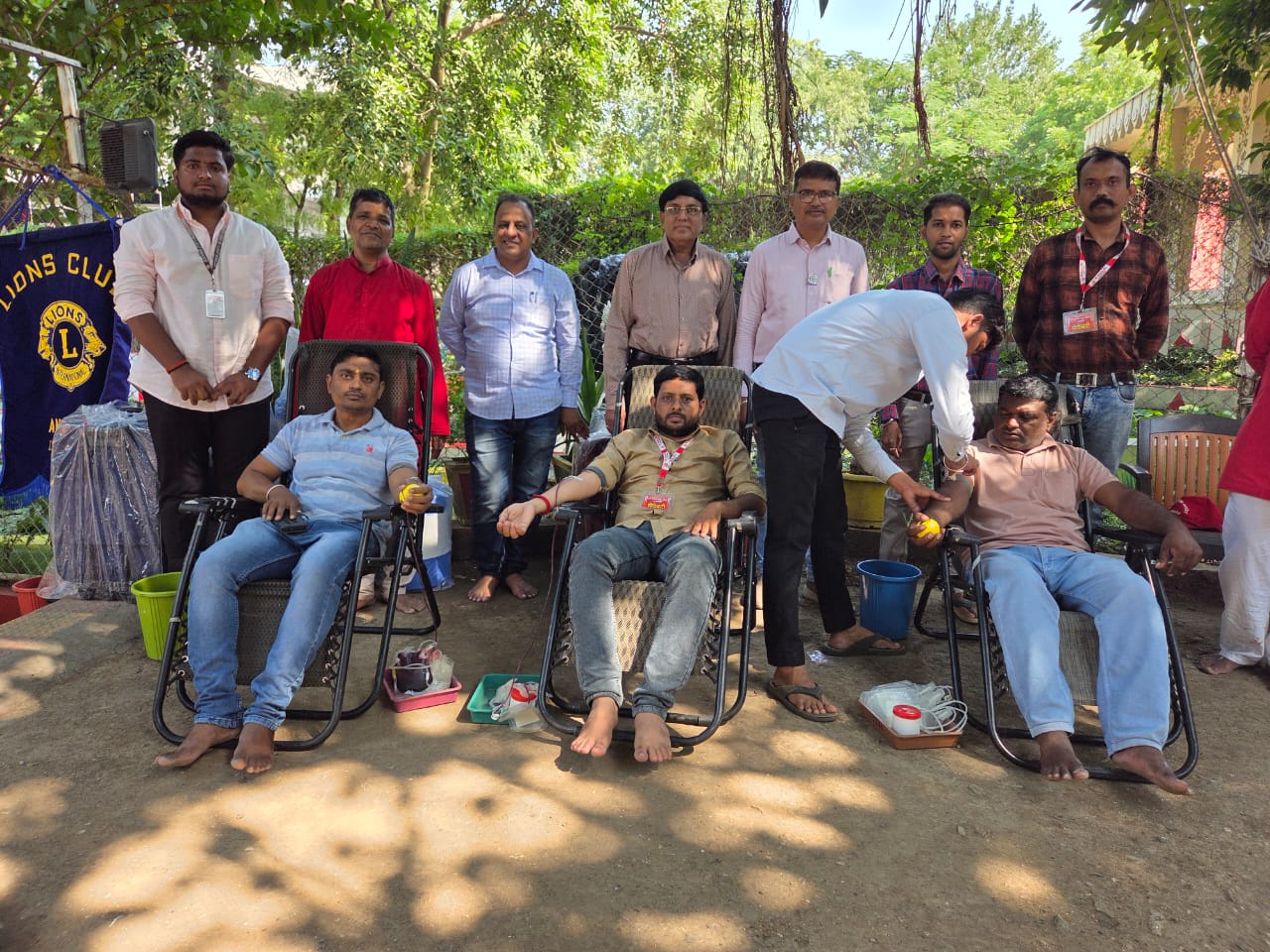 २६ जणांचे रक्तदान, ७१ जणांची रक्तशर्करा तपासणी; लायन्स क्लबच्या उपक्रमाला उत्स्फूर्त प्रतिसाद