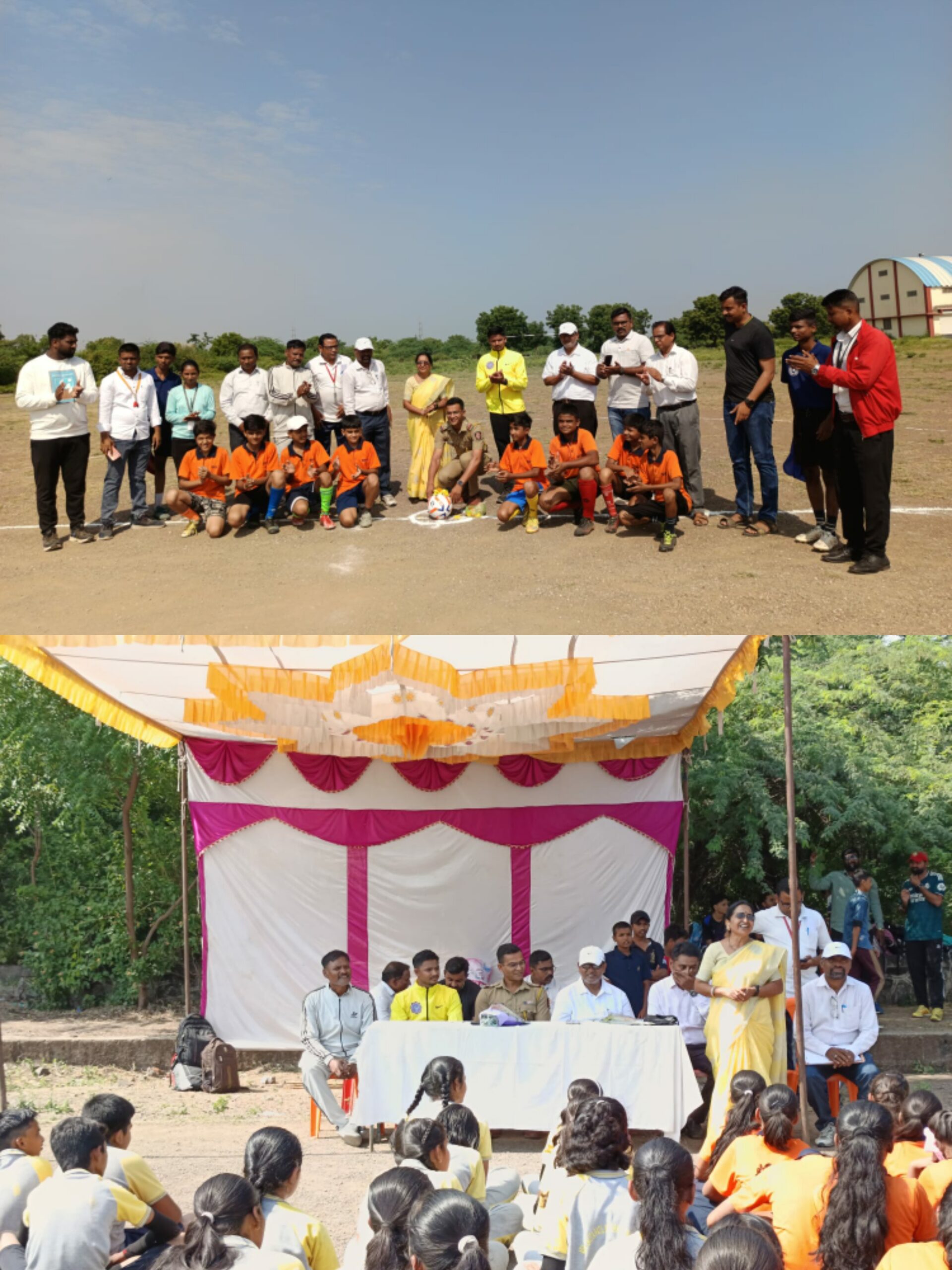 अमळनेरमध्ये शालेय फुटबॉल स्पर्धांचा थरार; पेनल्टी शूटआऊटमुळे रंगत!